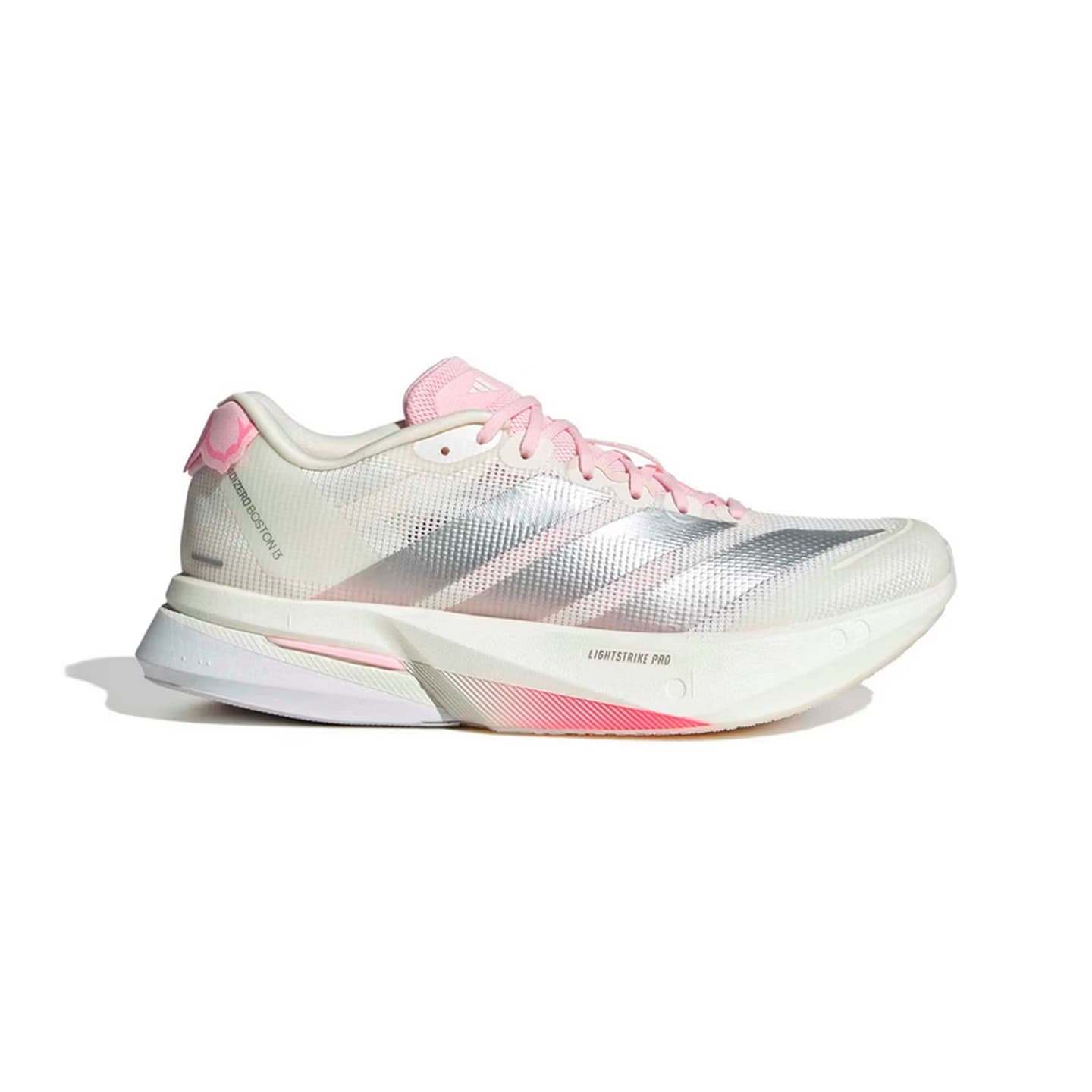 Кроссовки для бега Adidas Adizero Boston 13 Дышащий Лоу-топы Марафон Гонки Беговые кроссовки Женские Ярко-белый - изображение 3