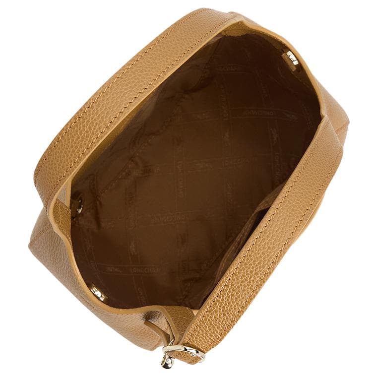 Сумка LONGCHAMP Le Foulonné Коровья кожа Через плечо Сумки Маленький Женские Коричневый - изображение 6