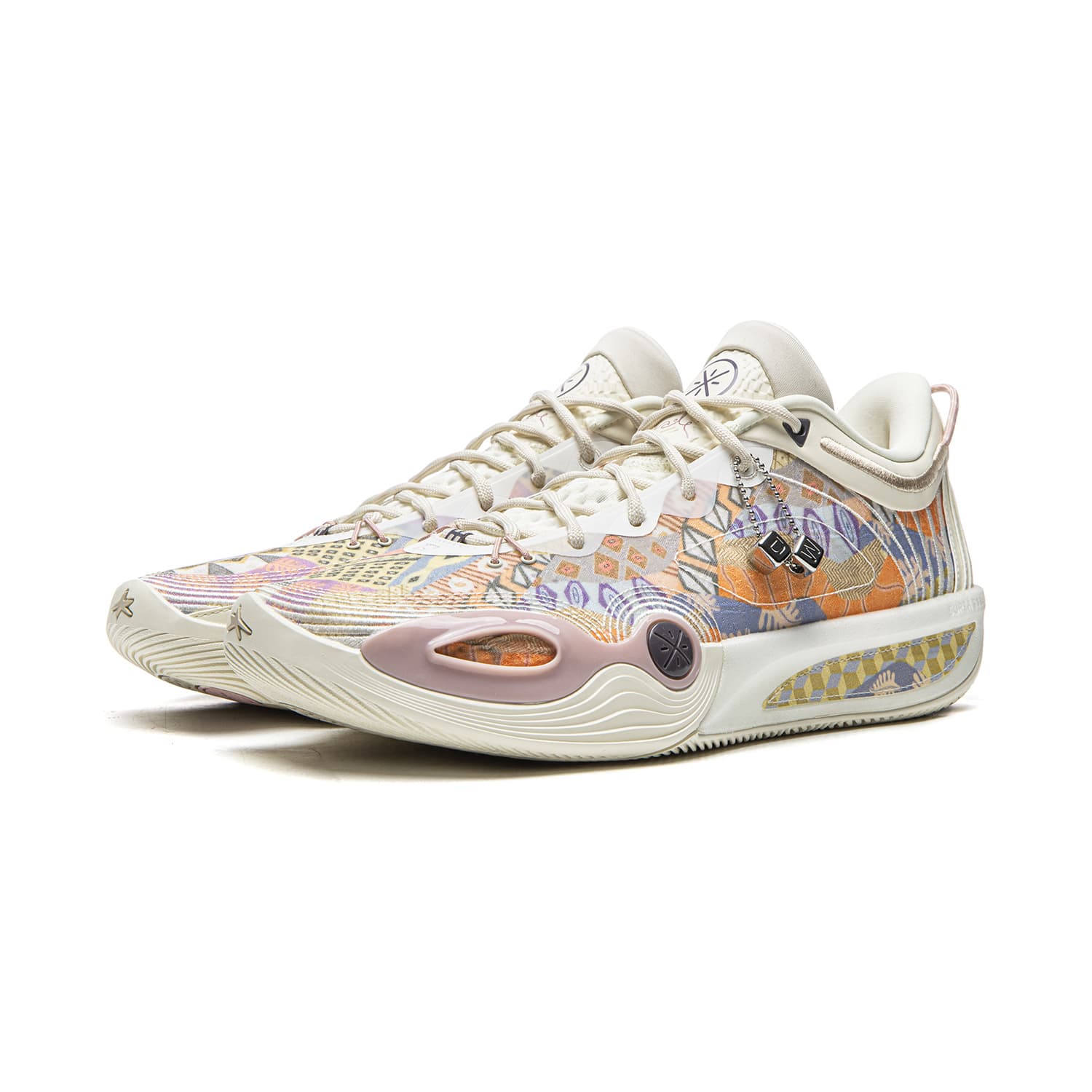 Кроссовки для баскетбола Li NING Wade All City 14 ENCORE Баскетбольные кроссовки Низкий Топ Экрю Мужской - изображение 4
