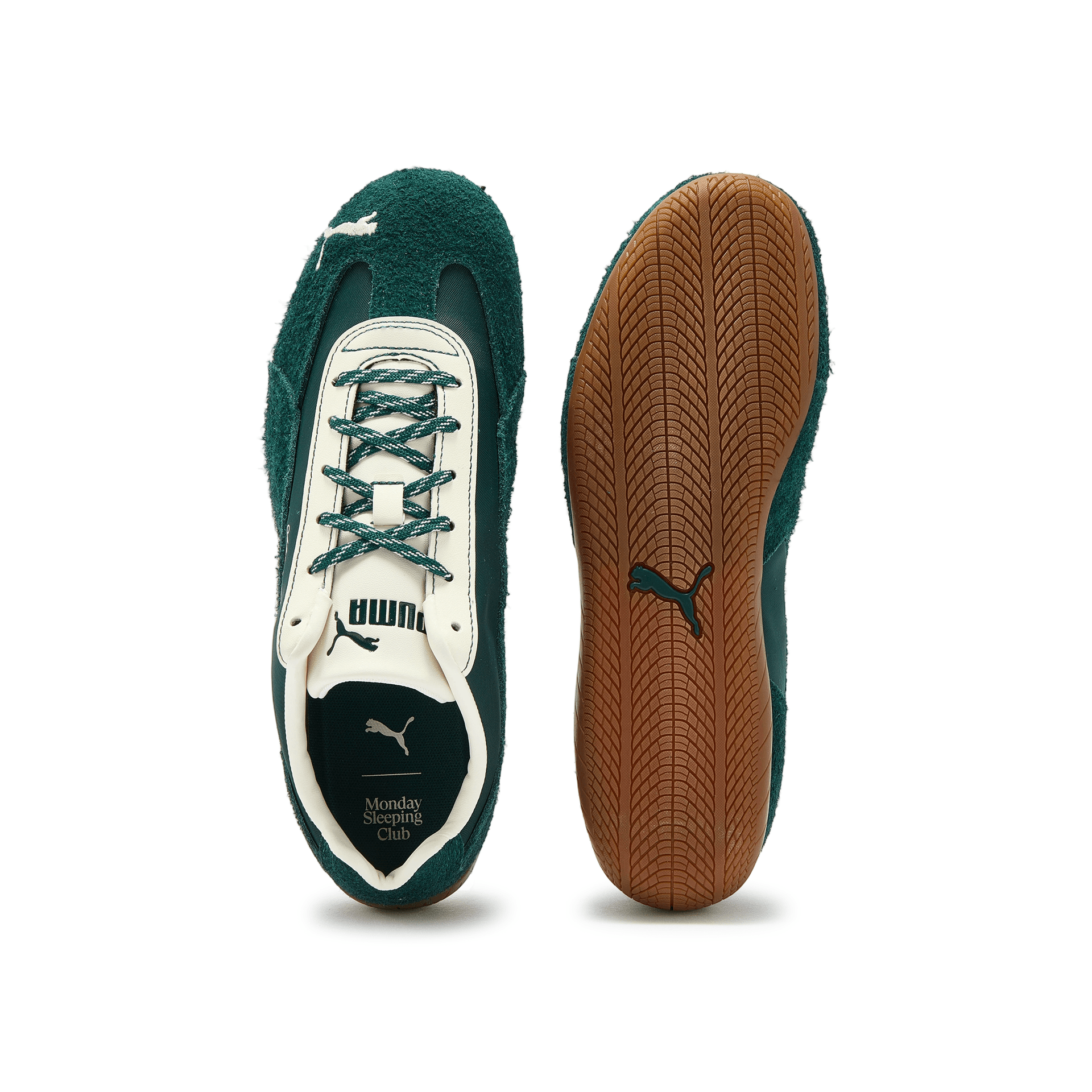 Кроссовки PUMA Speedcat Повседневная обувь Зеленый Унисекс - изображение 5
