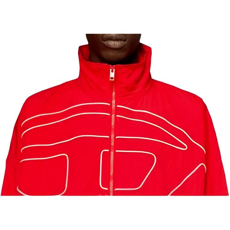Куртка DIESEL Red Men's Jackets DIESEL Красные Мужские Куртки - изображение 3