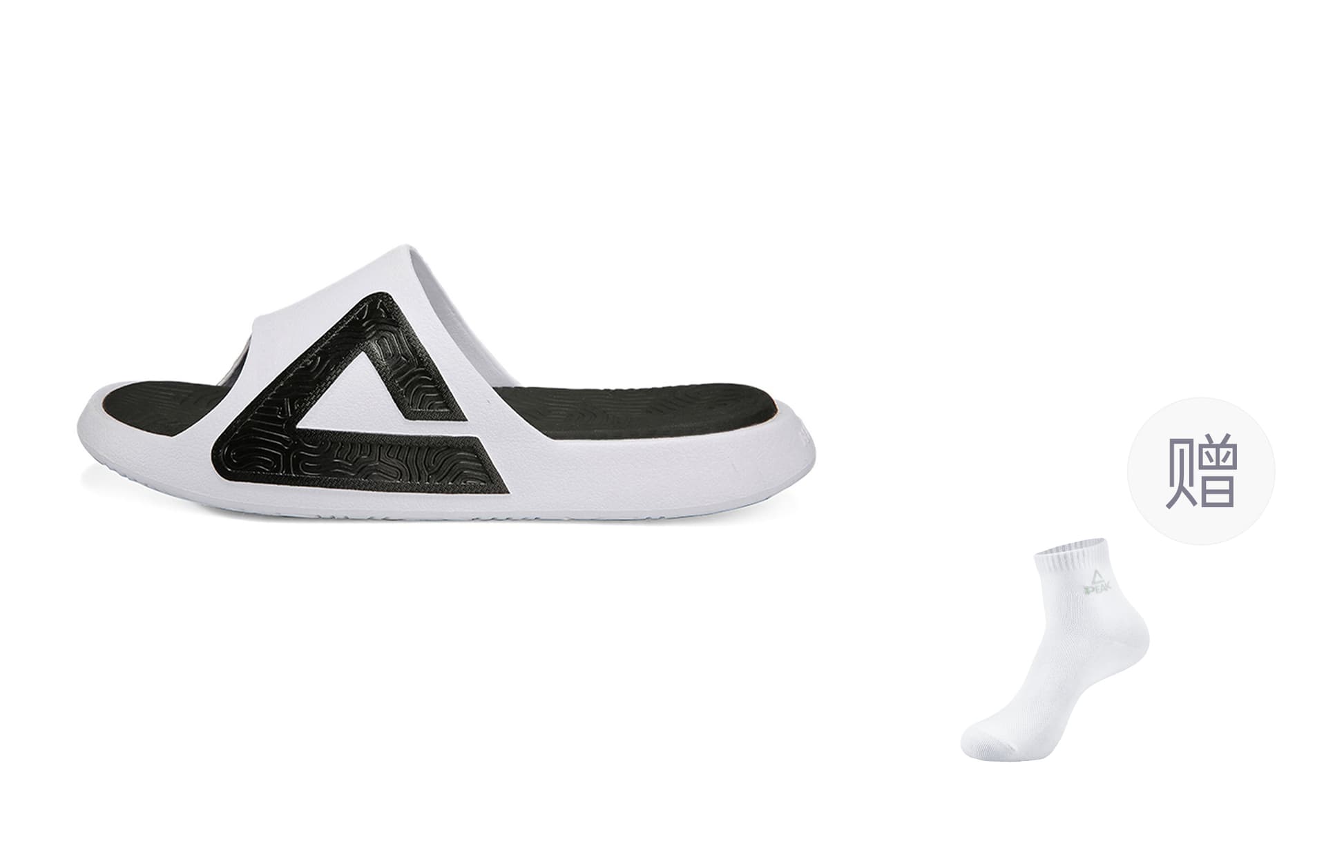 Сандалии Peak Taichi Slides White Black - изображение 39