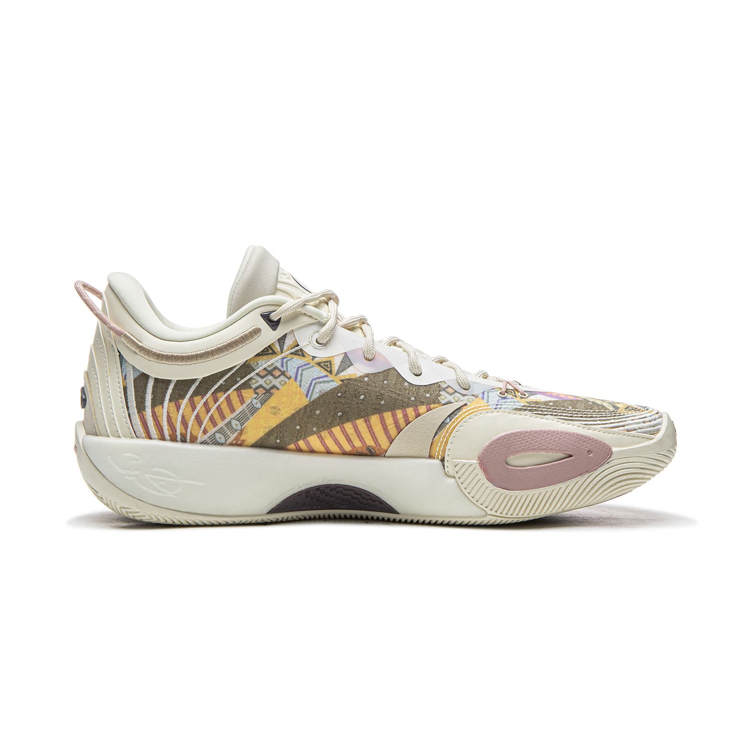 Кроссовки для баскетбола Li NING Wade All City 14 ENCORE Баскетбольные кроссовки Низкий Топ Экрю Мужской - изображение 2