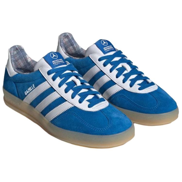 Кроссовки Adidas Originals GAZELLE INDOOR Кеды для скейтбординга Синий Мужской - изображение 3