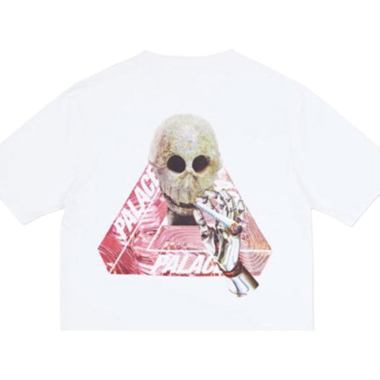 Футболка PALACE Skeledon T-Shirt White T - изображение 4