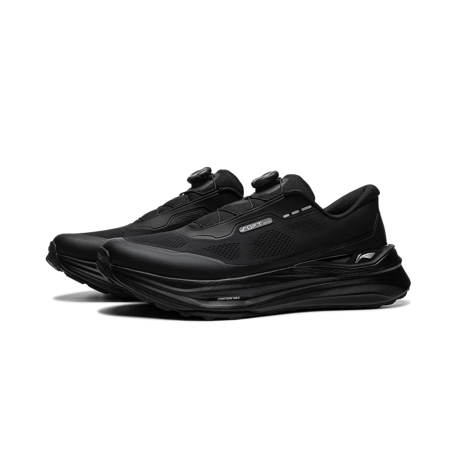 Кроссовки Li NING SOFT GO MAX 3 Повседневная обувь Low Топ Черный Унисекс - изображение 3