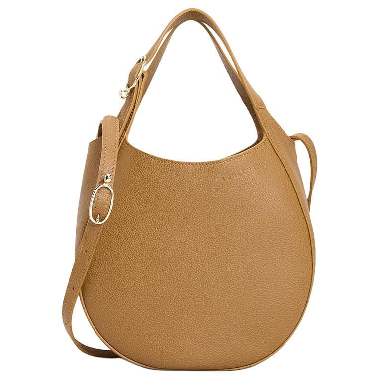 Сумка LONGCHAMP Le Foulonné Коровья кожа Через плечо Сумки Маленький Женские Коричневый - изображение 1