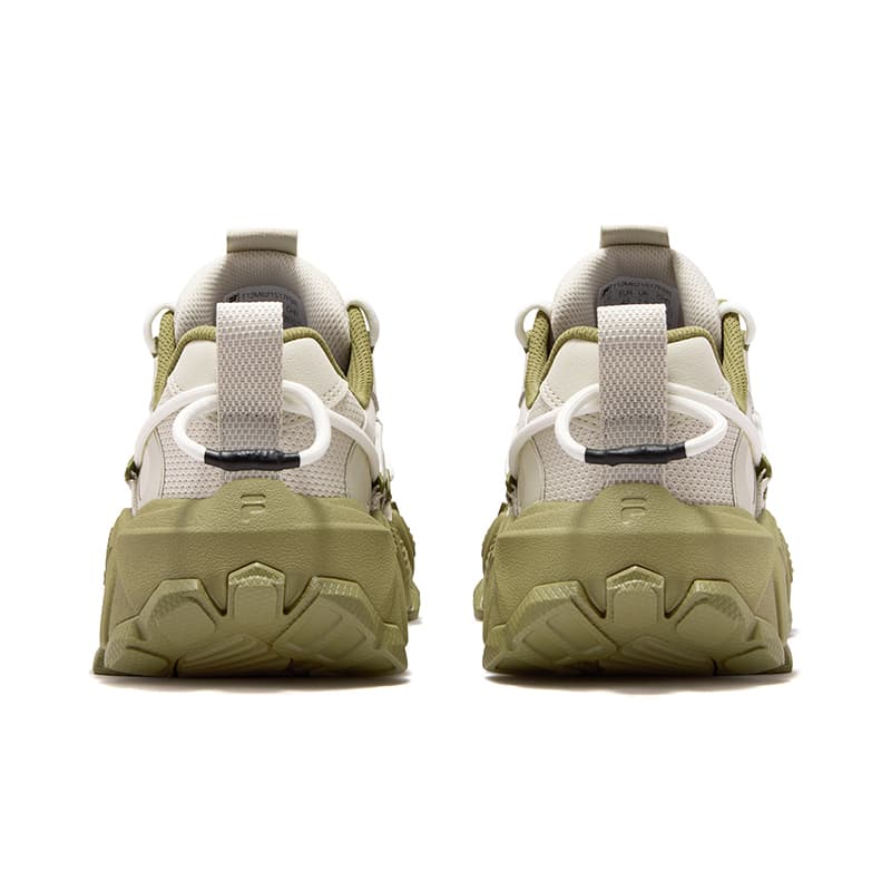 Кроссовки FILA FUSION exocet ii Противоскользящие и Дышащие Низкие Кроссовки Мужские Светло-Серый Желтый Ярко-Белый - изображение 5