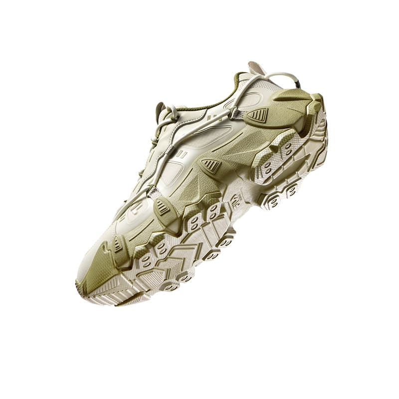 Кроссовки FILA FUSION exocet ii Противоскользящие и Дышащие Низкие Кроссовки Мужские Светло-Серый Желтый Ярко-Белый - изображение 6