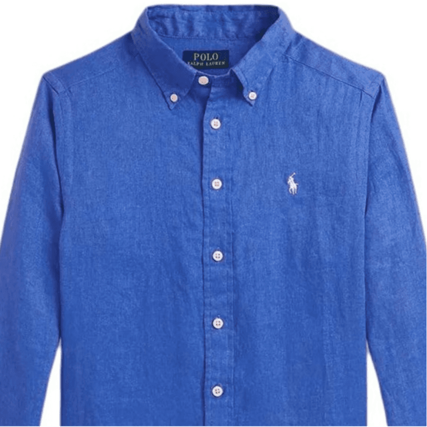 Polo Ralph Lauren Повседневный Рубашка Синий Детский - изображение 3