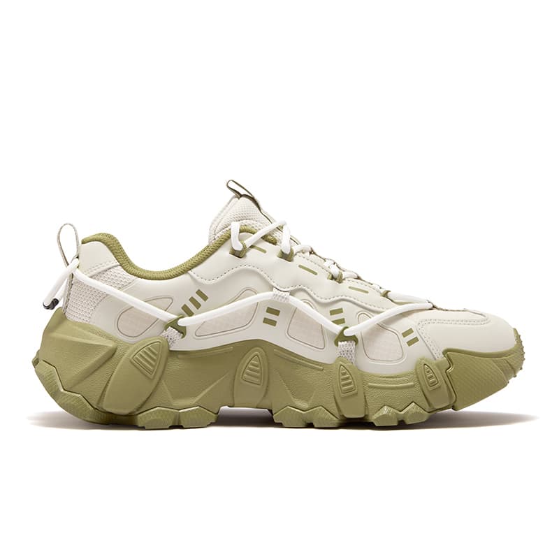 Кроссовки FILA FUSION exocet ii Противоскользящие и Дышащие Низкие Кроссовки Мужские Светло-Серый Желтый Ярко-Белый - изображение 2