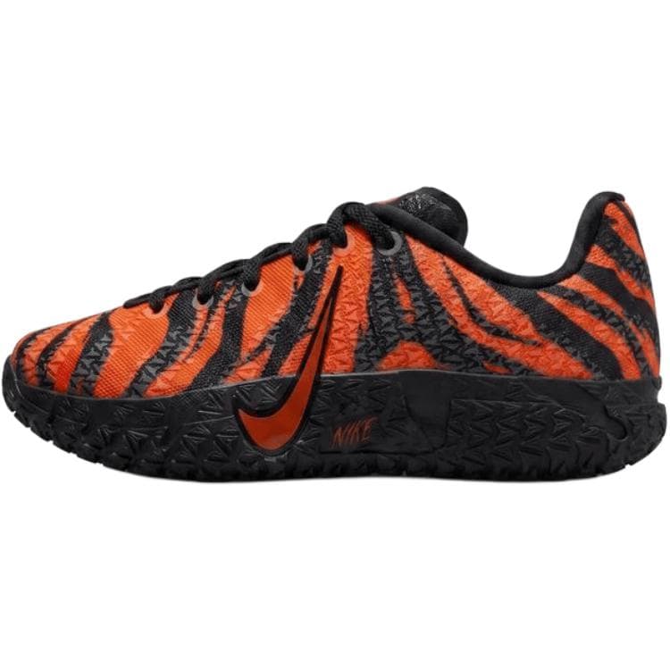 Кроссовки для баскетбола NIKE Ja 3 Low Топ Баскетбольные кроссовки Оранжево-черный Красный Детский - изображение 1