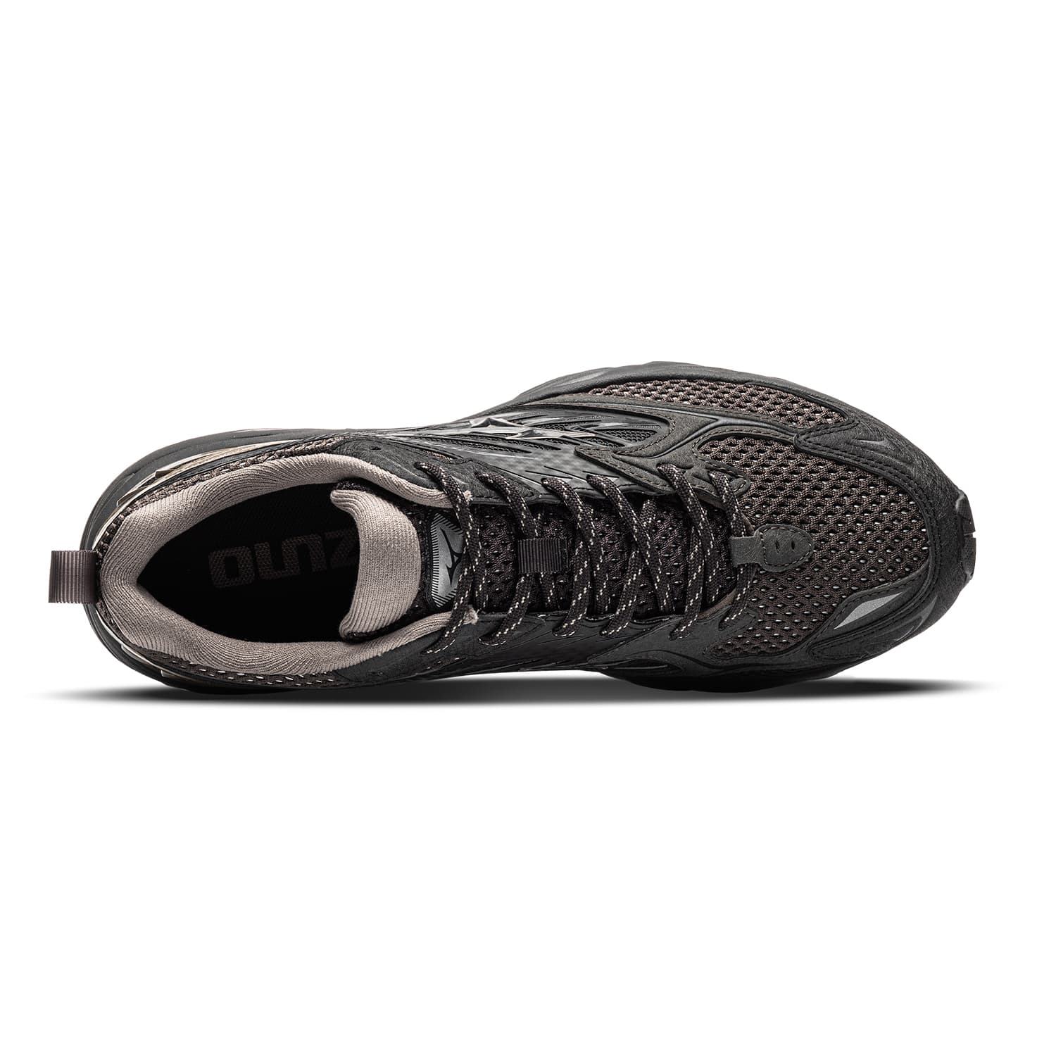 Кроссовки для бега Mizuno FIYI V2 Беговые кроссовки Low Топ Туманный Черный Железный Серый Шоколадный Коричневый Унисекс - изображение 3