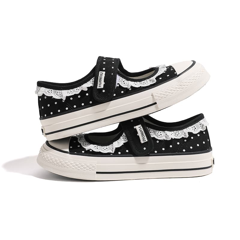 Кеды HUANQIU Canvas Shoes Low Top Women's - изображение 4