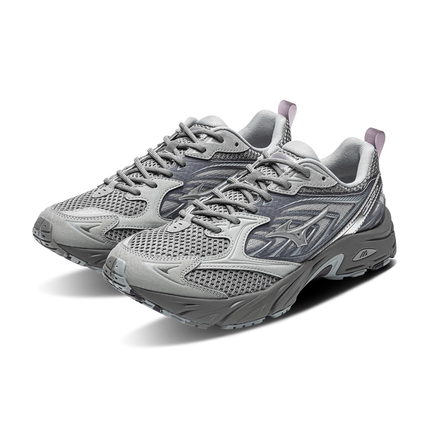 Кроссовки для бега Кроссовки для бега Mizuno FIYI V2 Low Top Пыльно-серый Призрачно-серый Угольно-серый Унисекс - изображение 4