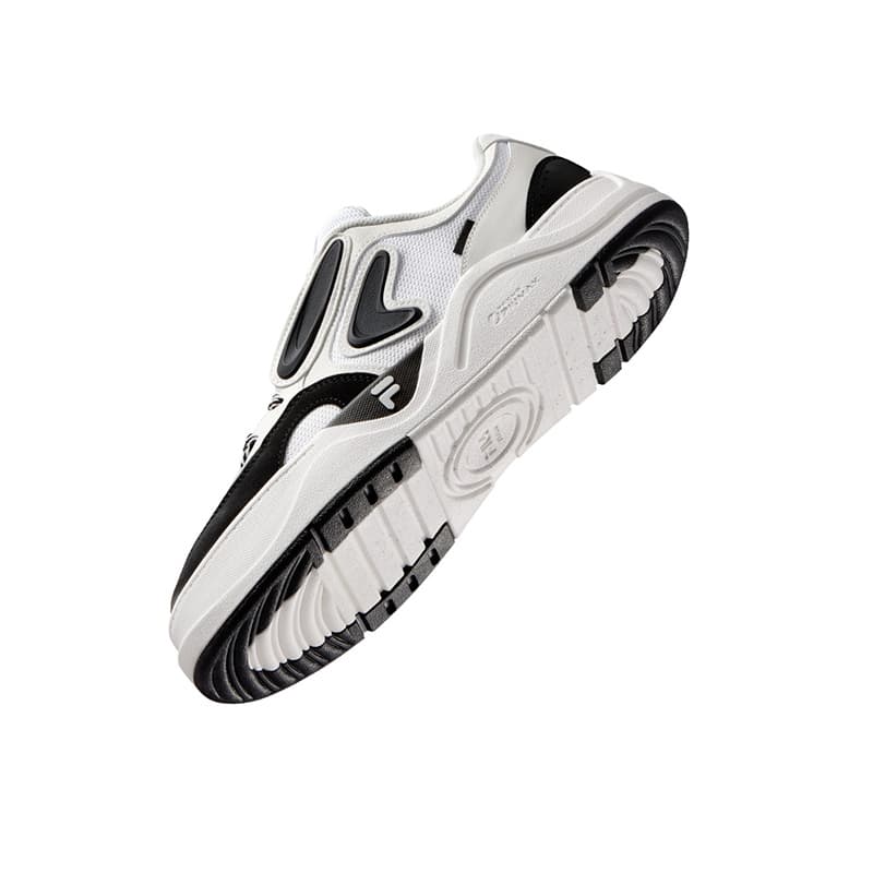 Кроссовки FILA FUSION 50 50 Кеды для скейтбординга Low Топ Черный Белый Средний белый Мужской - изображение 6