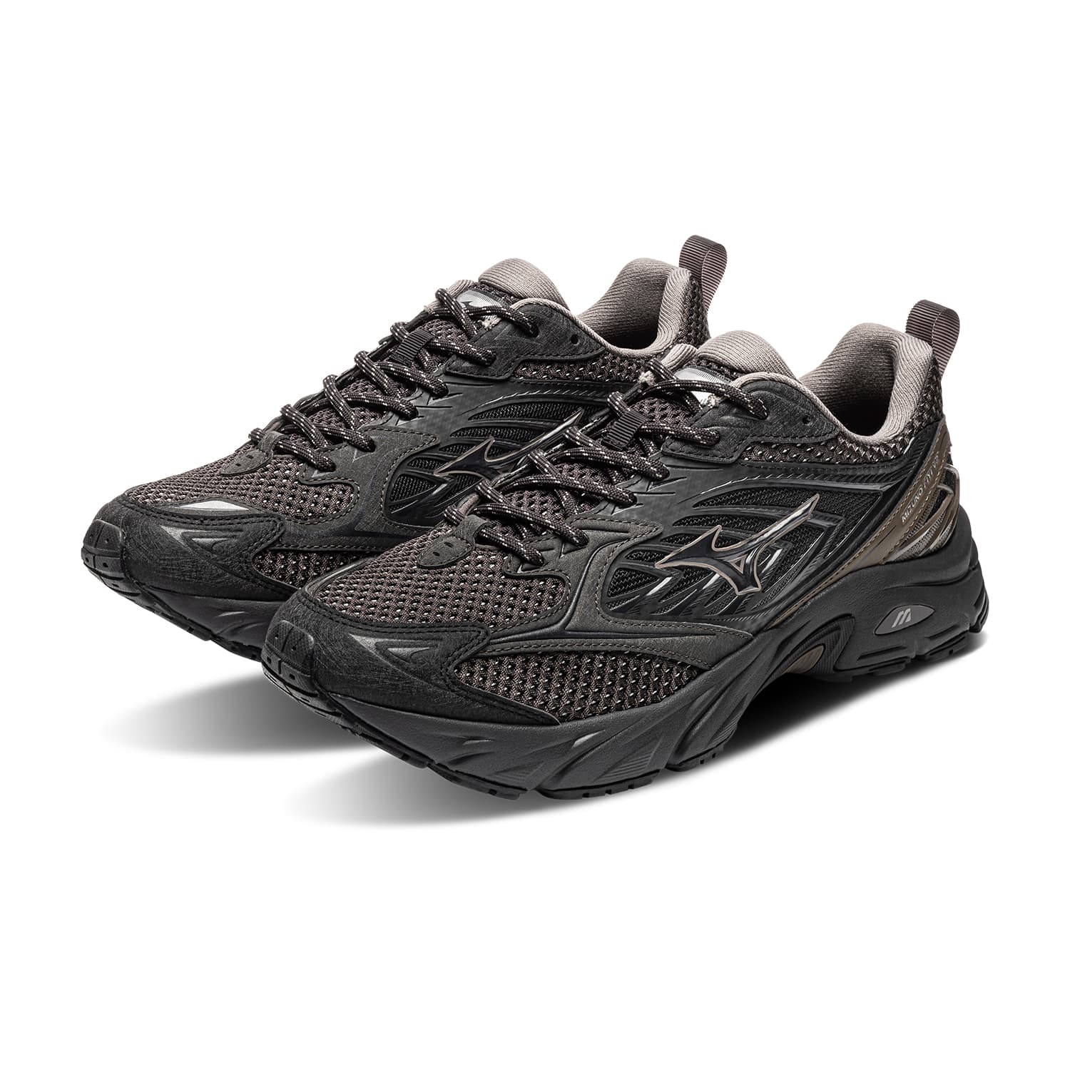 Кроссовки для бега Mizuno FIYI V2 Беговые кроссовки Low Топ Туманный Черный Железный Серый Шоколадный Коричневый Унисекс - изображение 4
