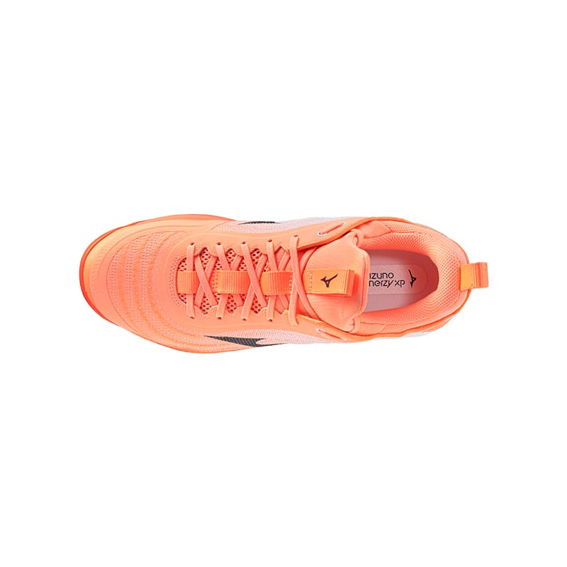 Кроссовки Mizuno Wave Luminous Волейбольные кроссовки Низкий Топ Розовый Оранжевый Черный Белый Унисекс - изображение 3