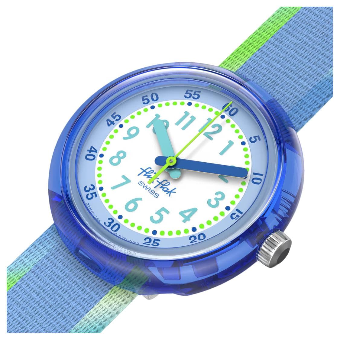 Часы Swatch Quartz Механизм Kids Flik Flak Часы 31,85 мм Белый - изображение 2