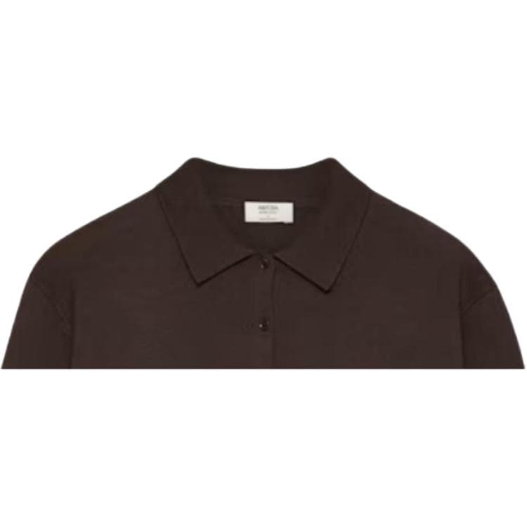 Кардиган Aritzia FW25 Bare Мериносовая шерсть Поло Свитер Женские - изображение 3