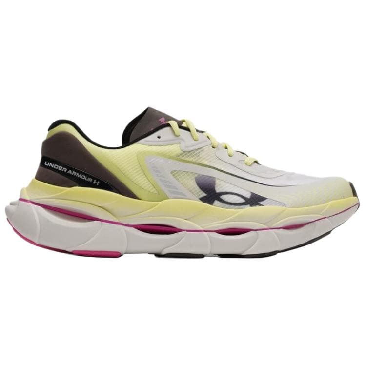 Кроссовки для бега Under Armour Heartbeat Racer2 Беговые кроссовки Low Топ Желтый белый Мужской - изображение 2