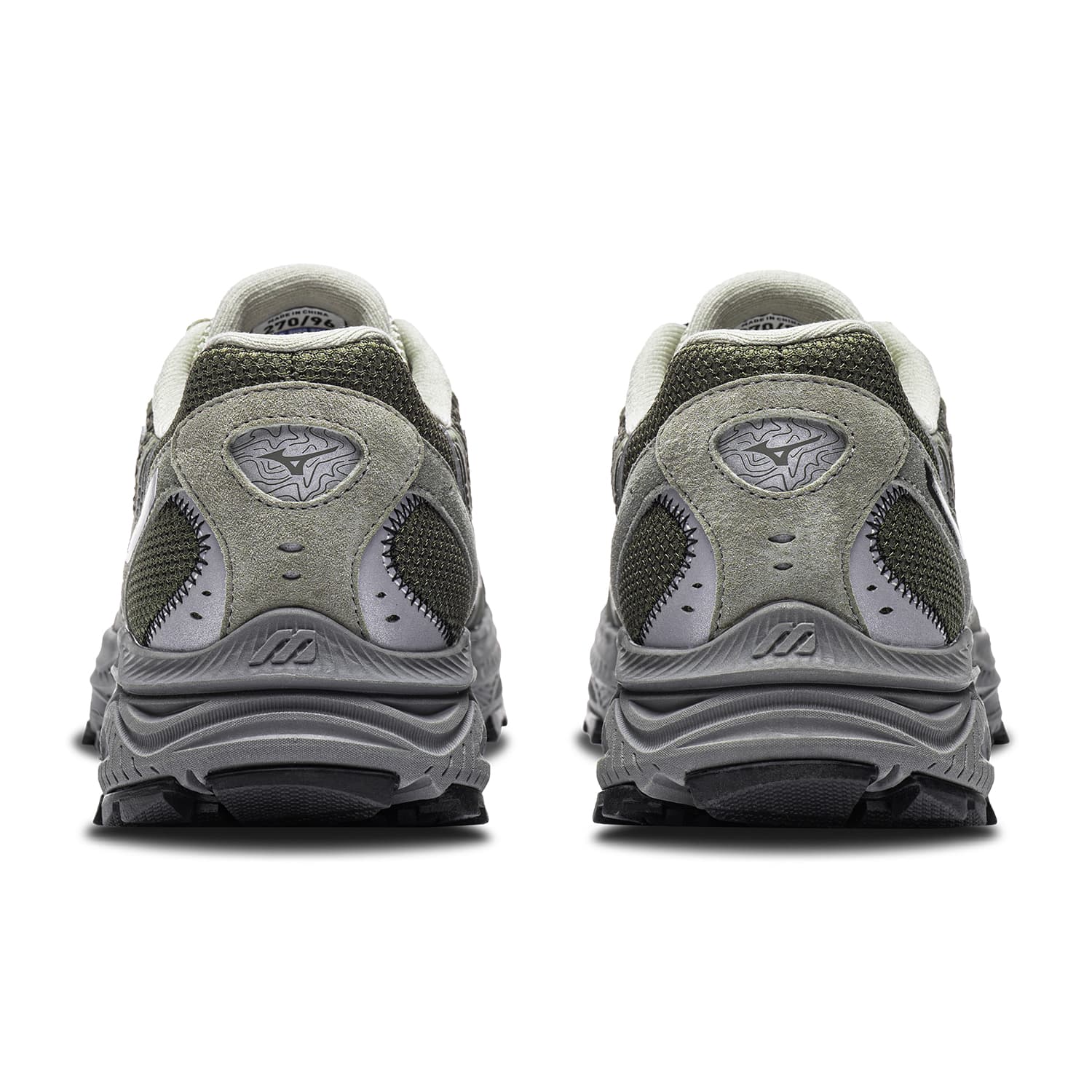 Кроссовки для бега Mizuno Racer ADV Беговые кроссовки Низкий Топ Попугай Зеленый Пальма Зеленый Туман Черный Унисекс - изображение 4