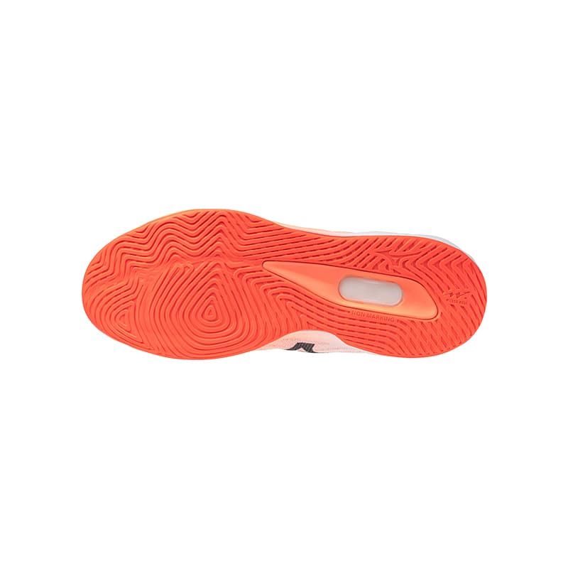 Кроссовки Mizuno Wave Luminous Волейбольные кроссовки Низкий Топ Розовый Оранжевый Черный Белый Унисекс - изображение 4