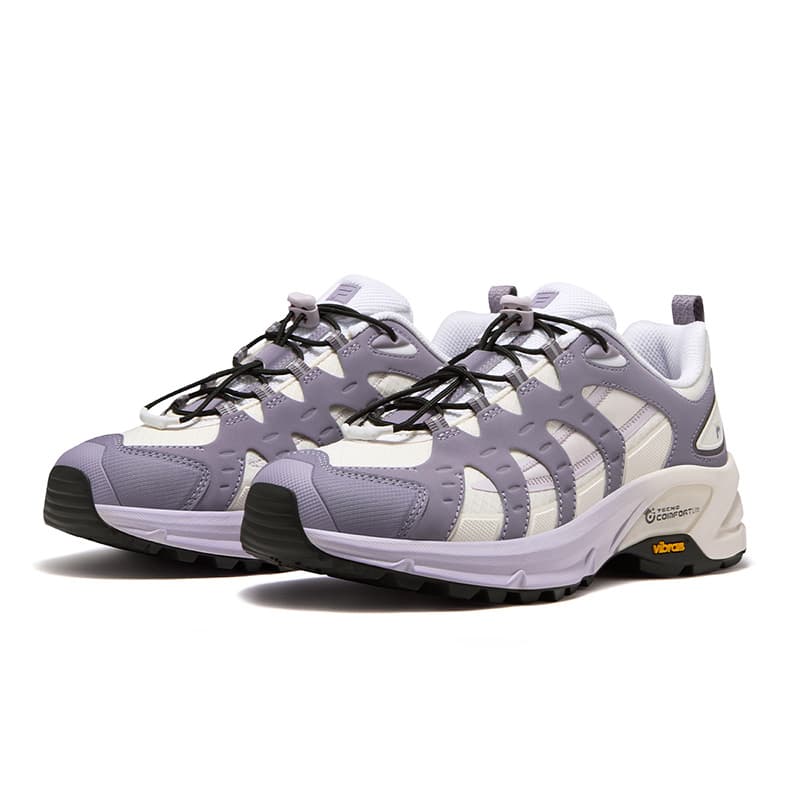 Кроссовки FILA FUSION COMO X 2,0 Повседневная обувь Низкий Топ Белый Хлопок Конфетный Серый Дым Фиолетовый Женский - изображение 3