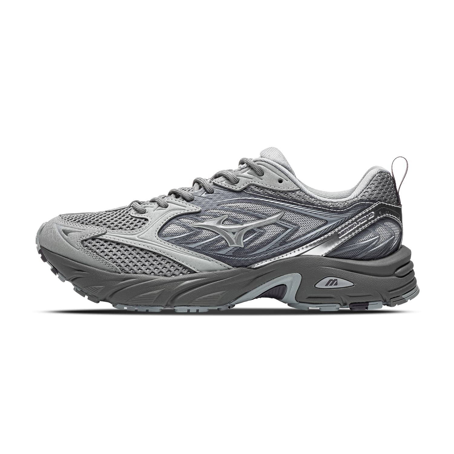Кроссовки для бега Кроссовки для бега Mizuno FIYI V2 Low Top Пыльно-серый Призрачно-серый Угольно-серый Унисекс - изображение 1
