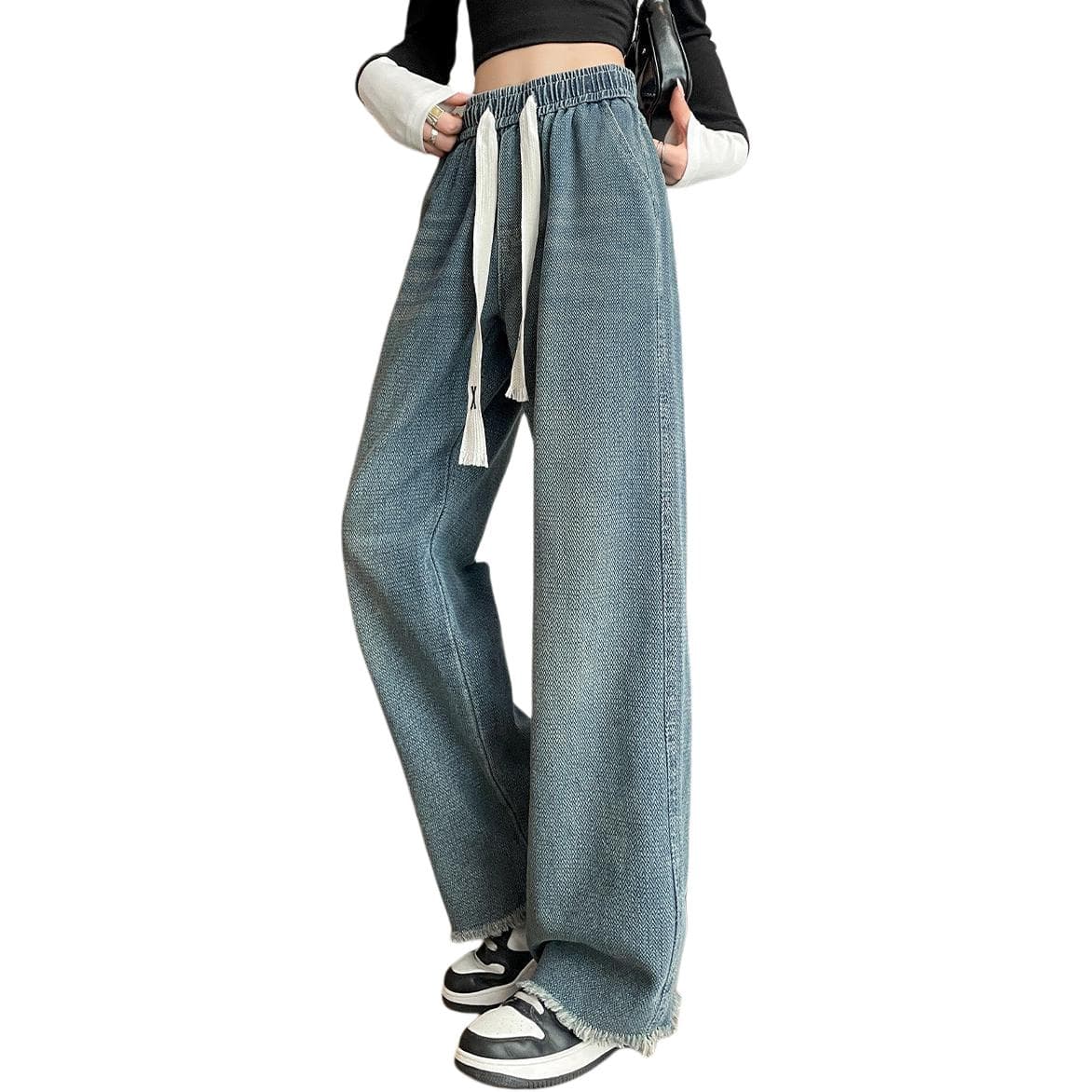 Джинсы JEANSWEST Винтажные синие женские джинсы - изображение 2