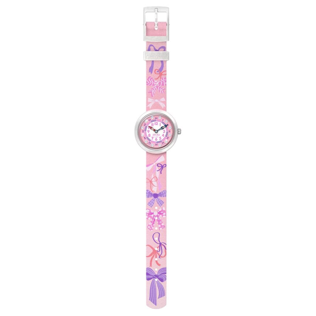 Часы Swatch Quartz Механизм Kids Flik Flak Часы 31,85 мм Розовые - изображение 1