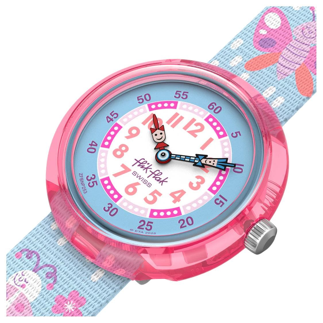 Часы Swatch Quartz Механизм Kids Flik Flak Часы 31,85 мм Синий - изображение 3