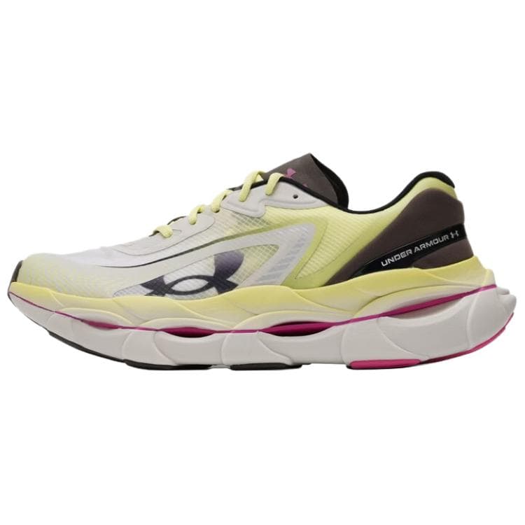 Кроссовки для бега Under Armour Heartbeat Racer2 Беговые кроссовки Low Топ Желтый белый Мужской - изображение 1