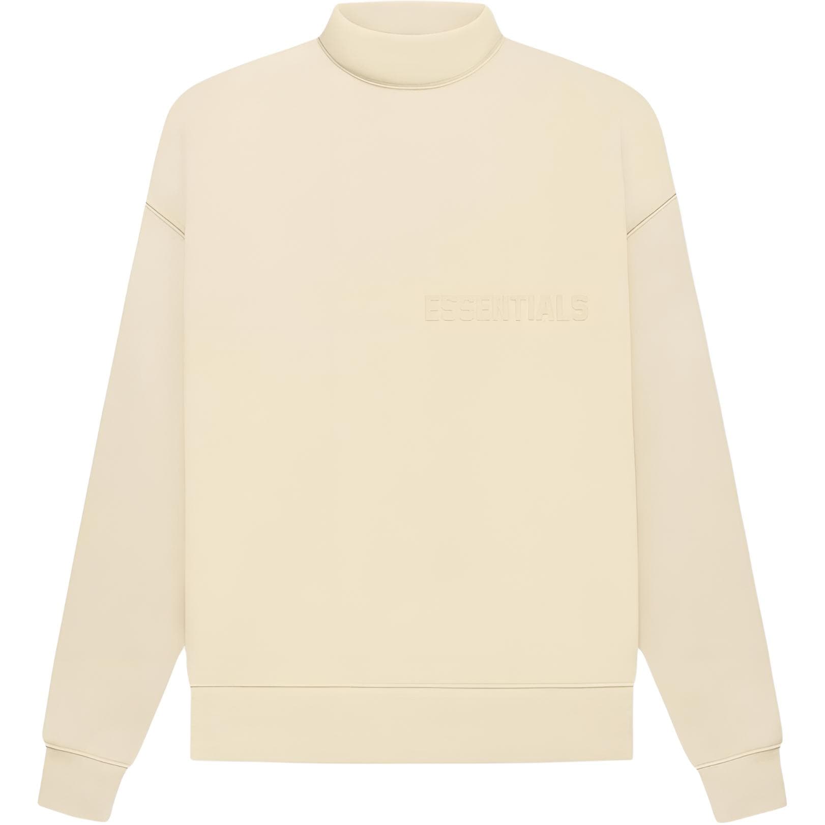 Худи Fear of God Essentials FW22 Mockneck Egg shell Logo - изображение 1