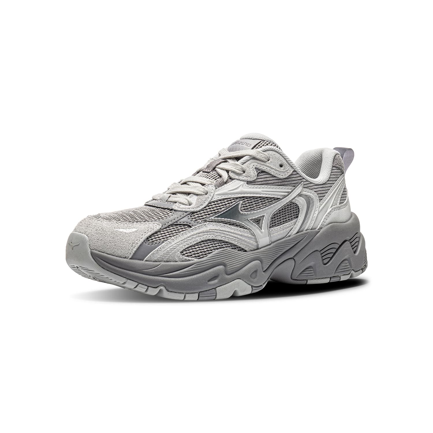 Кроссовки для бега Mizuno TRAINER 2K V2 Беговые кроссовки Низкий Топ Антарктический серый Титановый серый Унисекс - изображение 2