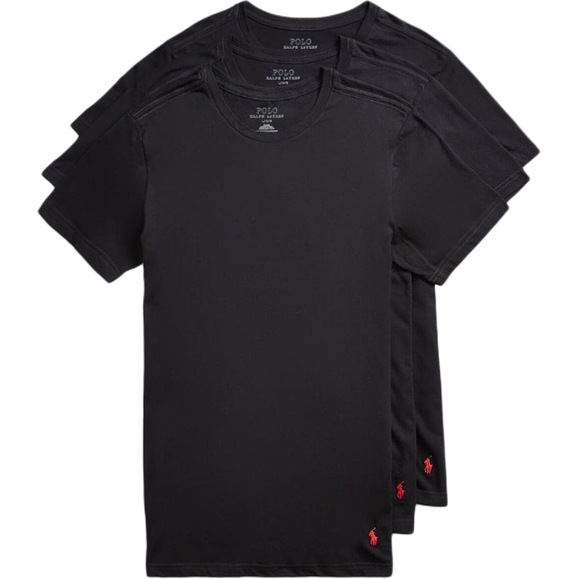 Футболка Polo Ralph Lauren Черные Мужские T-Рубашки - изображение 1