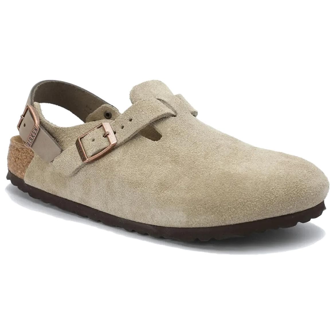 Сандалии Birkenstock ЭВА Без специальных функций Закрытые тапочки Унисекс Песочный Узкий Версия - изображение 3