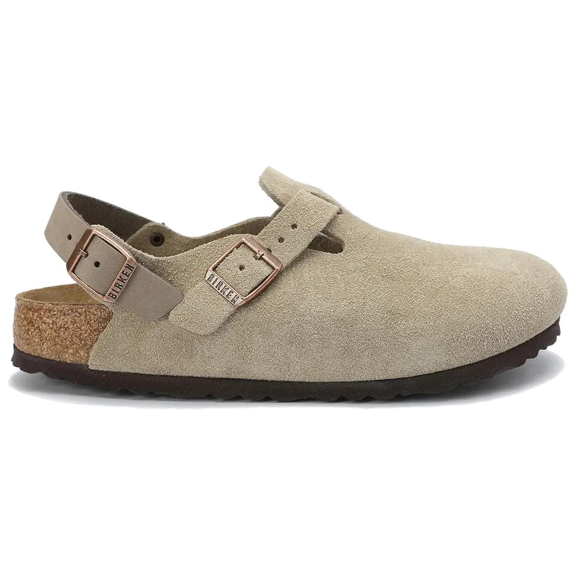 Сандалии Birkenstock ЭВА Без специальных функций Закрытые тапочки Унисекс Песочный Узкий Версия - изображение 2