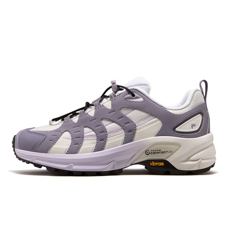 Кроссовки FILA FUSION COMO X 2,0 Повседневная обувь Низкий Топ Белый Хлопок Конфетный Серый Дым Фиолетовый Женский - изображение 1