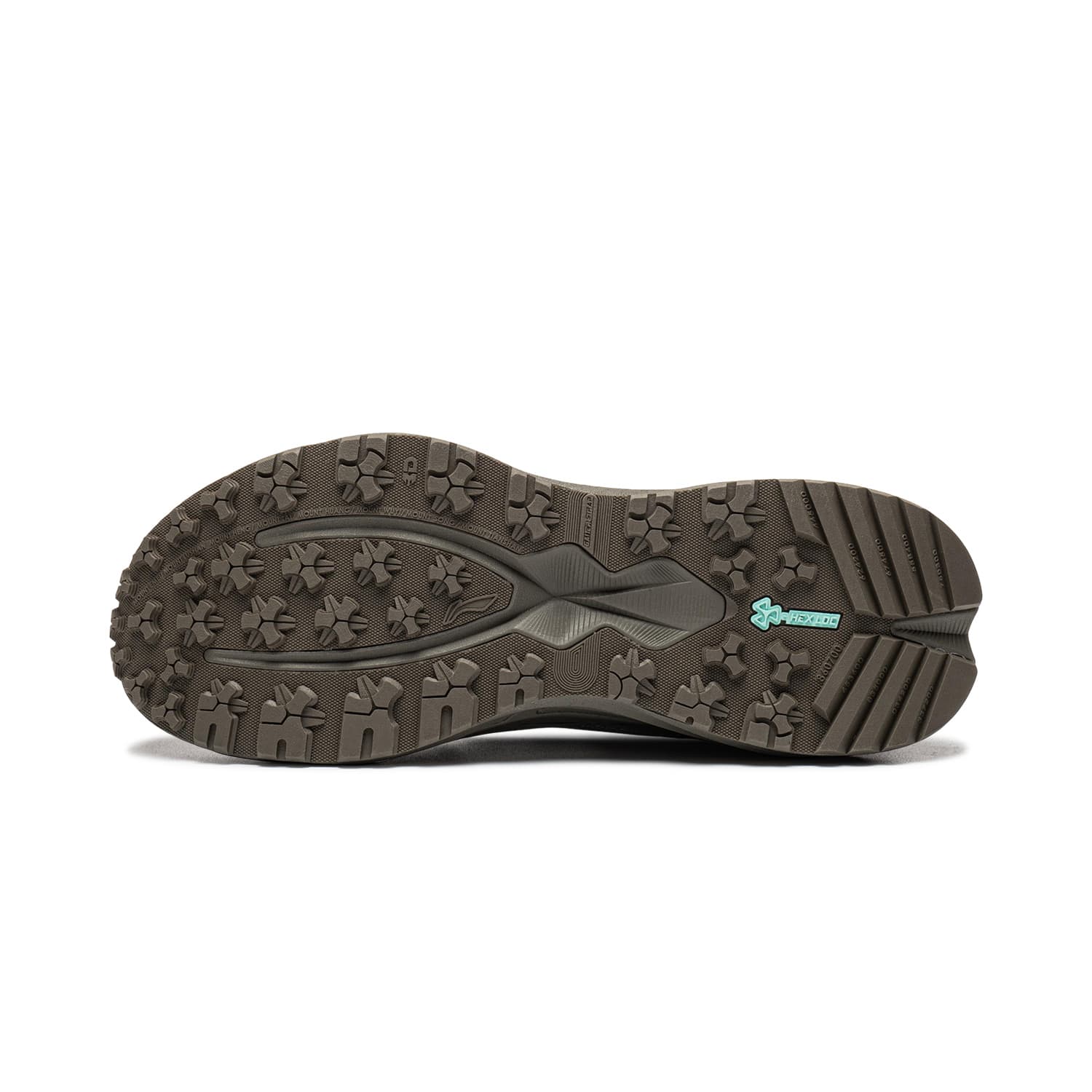 Кроссовки Li NING Outdoor CF Уличная обувь MID Топ Bao Коричневый серый Пальма Деревянный материал Умбра Мужской - изображение 5