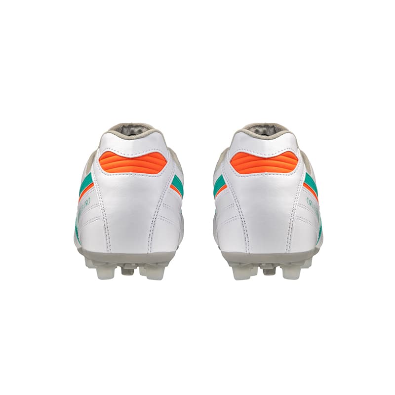 Кроссовки для футбола Mizuno MORELIA 2 Футбольные бутсы Низкий Топ Белый Зеленый Мужской - изображение 4