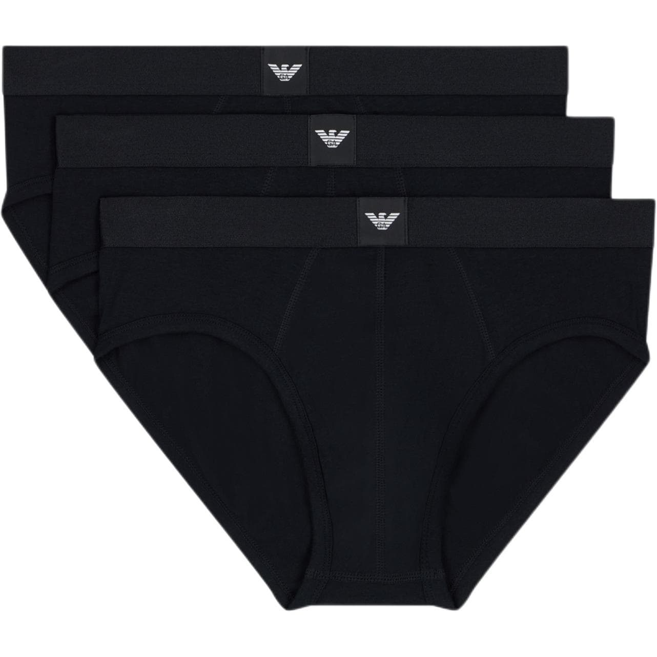 Трусы EMPORIO ARMANI Мужские черные трусы-бикини - изображение 1