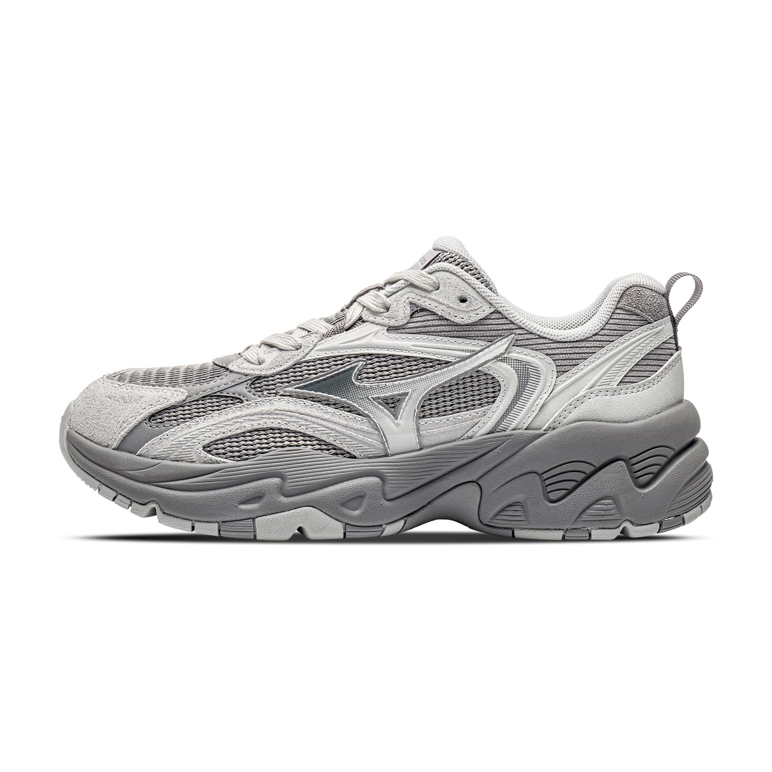 Кроссовки для бега Mizuno TRAINER 2K V2 Беговые кроссовки Низкий Топ Антарктический серый Титановый серый Унисекс - изображение 1