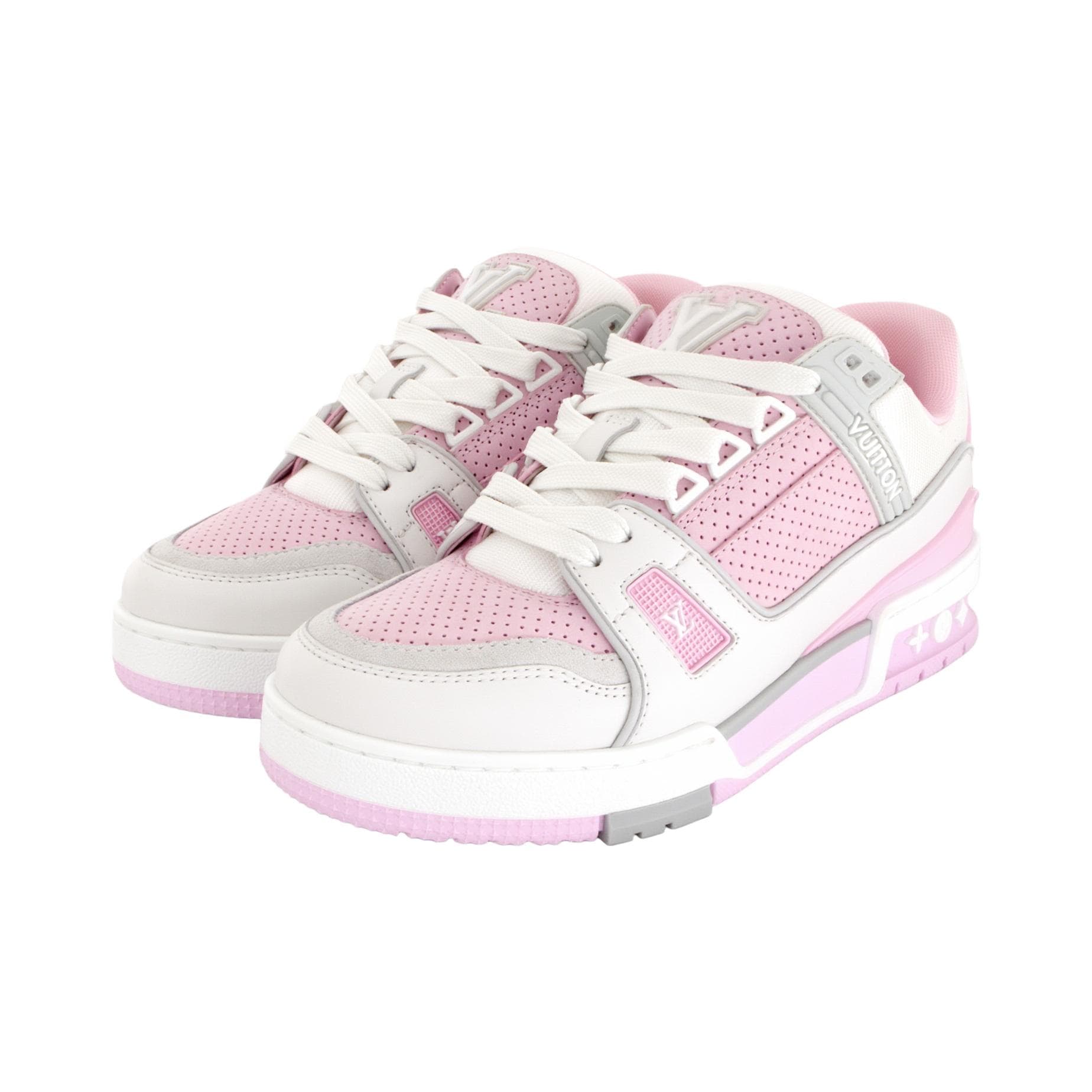 Кроссовки Louis Vuitton Trainer Pink Purple - изображение 3