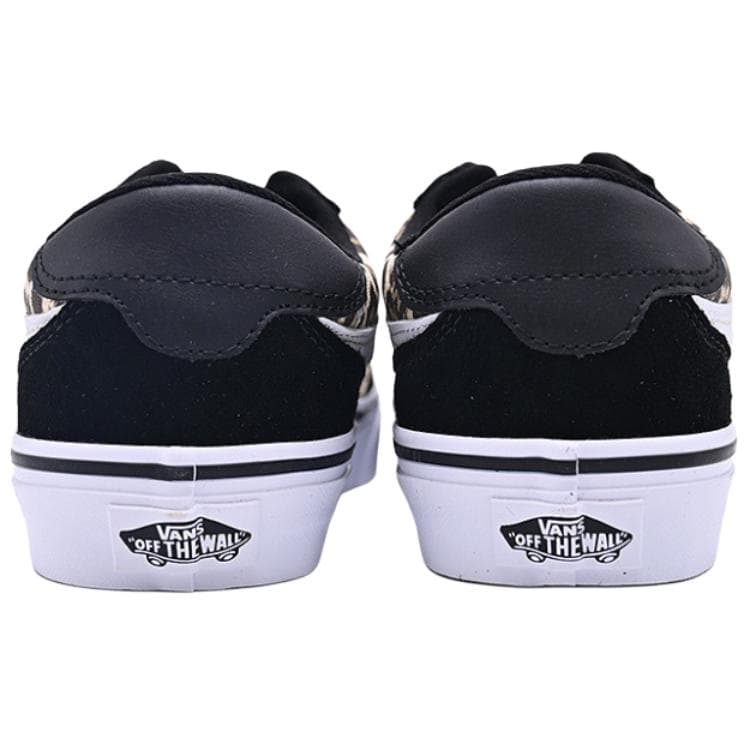 Кроссовки Vans Brooklyn LS Кеды для скейтбординга Low Топ Черно-коричневый Женские - изображение 4