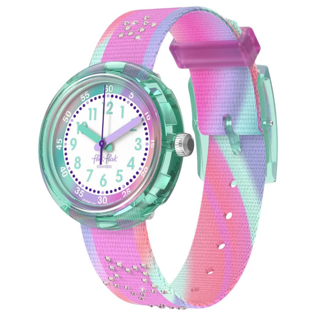 Часы Swatch Quartz Механизм Kids Flik Flak Часы 31,85 мм Белый - изображение 3