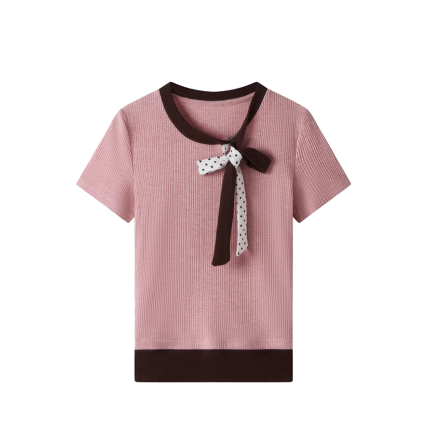 Футболка FOREVER 21 Розовые Женские T-рубашки - изображение 1