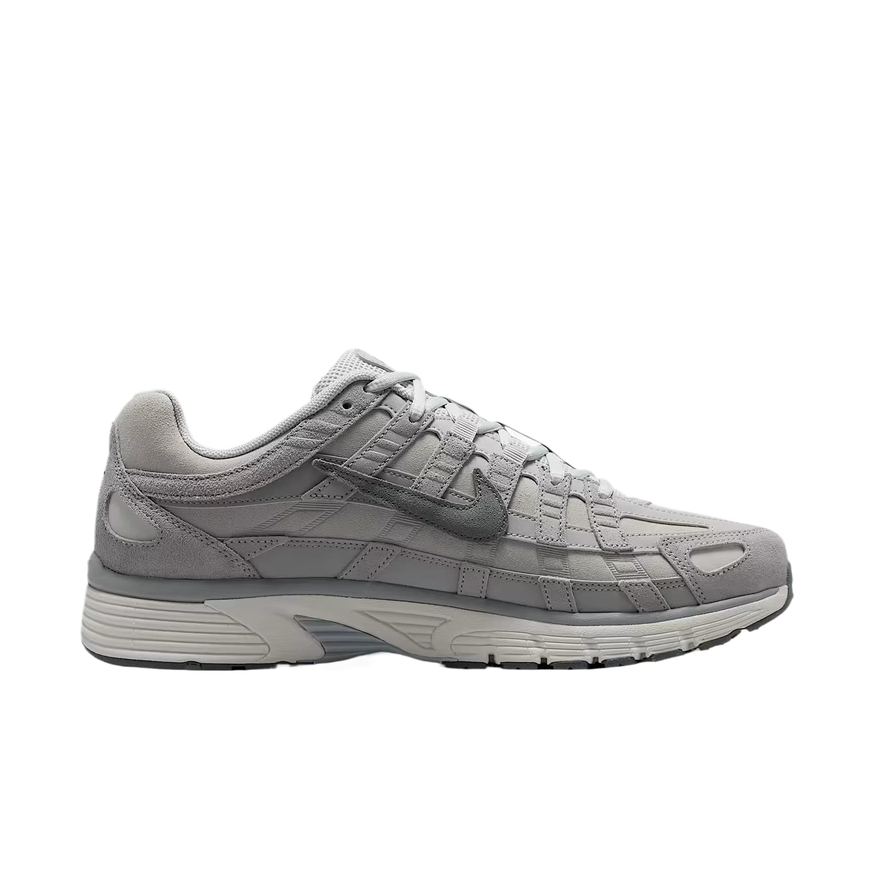 Кроссовки для бега Nike P 6000 Беговые кроссовки Low Топ Платина Волк Серый Белый цвет вершины Прохладный Серый Мужской - изображение 2
