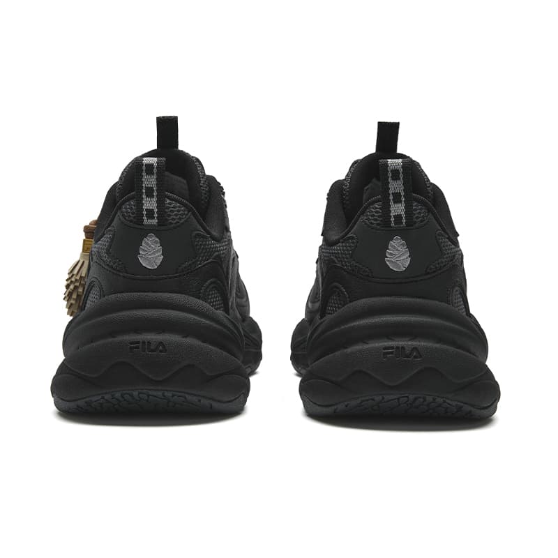 Кроссовки FILA PIGNA массивные кроссовки Low Top Черный Shadow Черный Серый Мужской - изображение 5