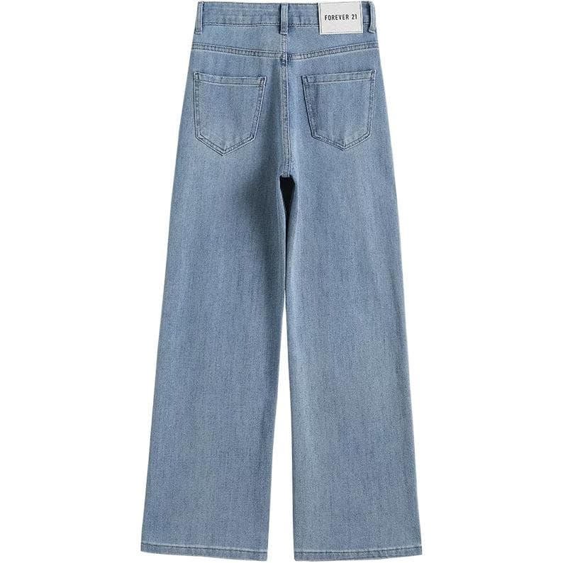 Джинсы FOREVER 21 Светло-синие Радужные Брюки Женские Джинсы - изображение 2